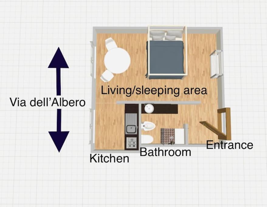 Keys Of Italy - Albero 15 Small - Train Station For Couples 2nd Floor Florence